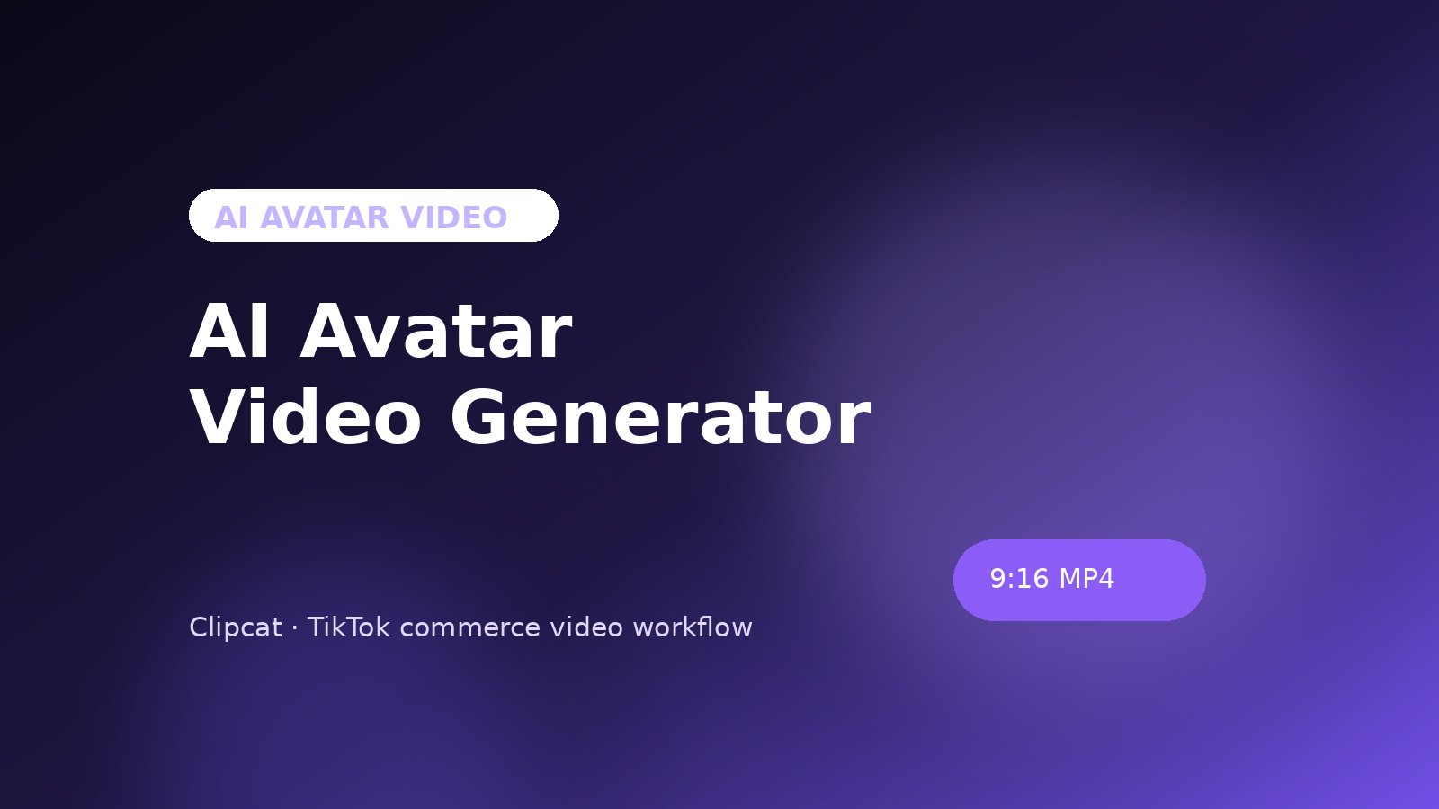 AI Avatar Video Generator: consistent presenters without a shoot