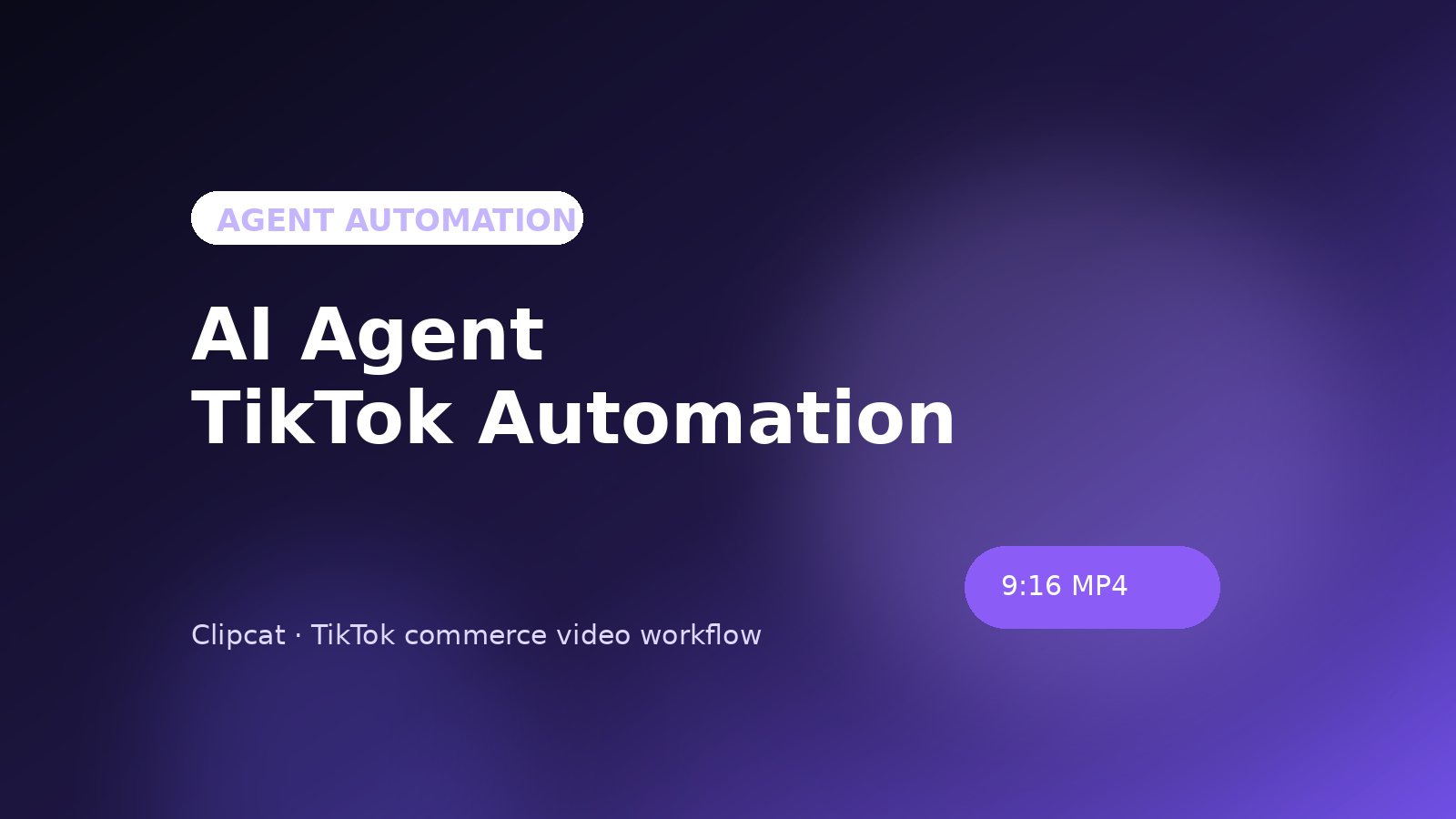 Automate TikTok video creation with an AI agent