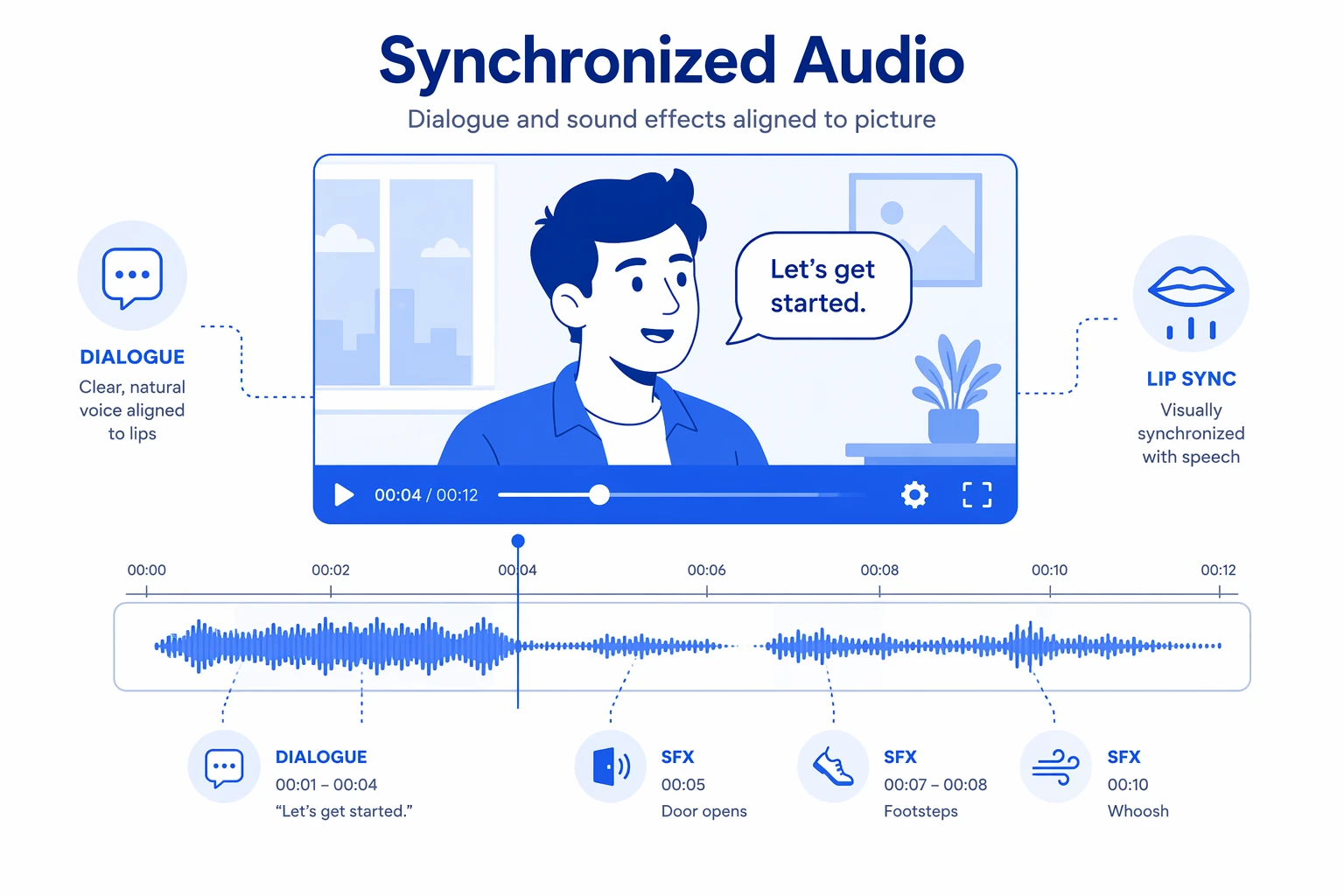 synchronized audio