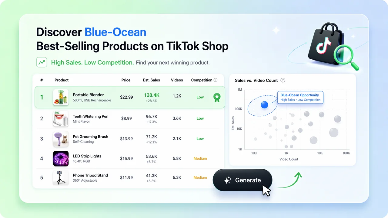 TikTok Blue-Ocean Product Discovery