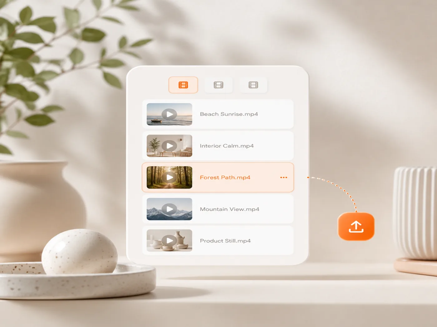 Projects and assets connected