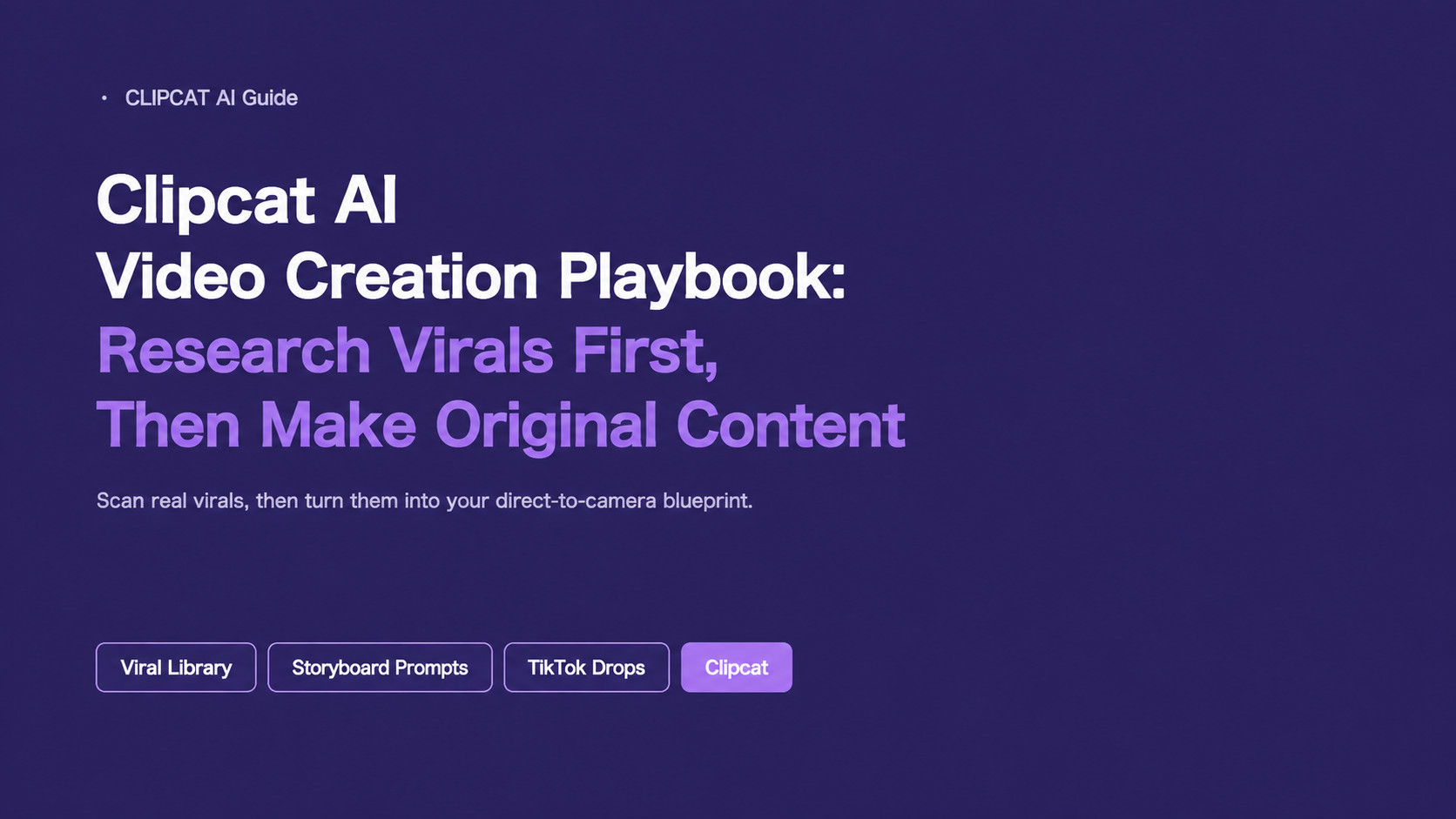 How to Make TikTok AI Videos with Clipcat
