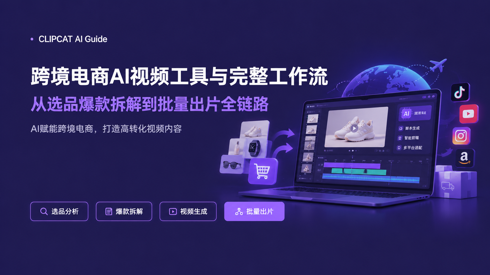 跨境电商AI视频工具与完整工作流